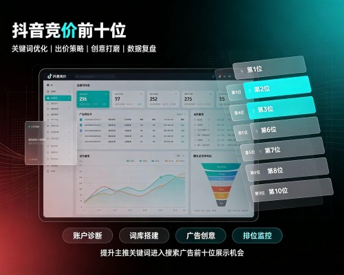 新抚抖音搜索竞价